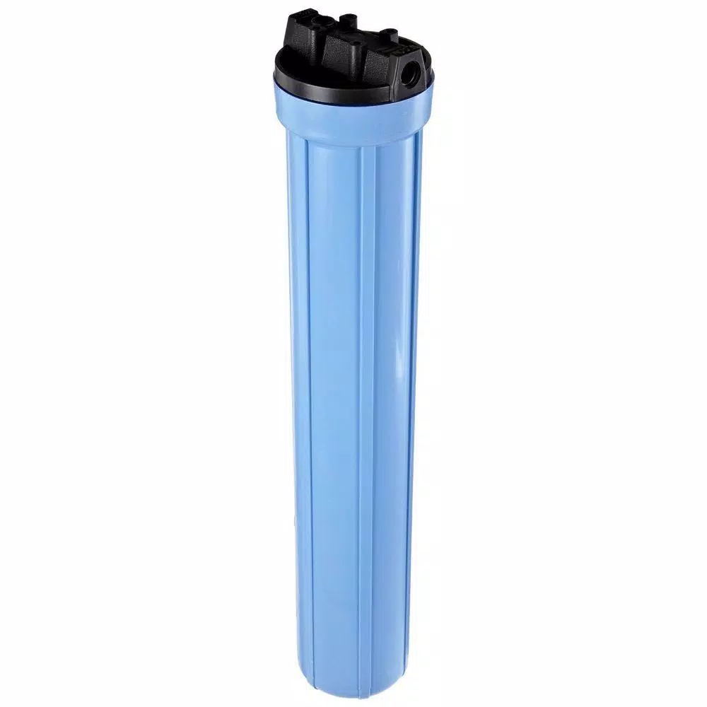 Water Filter Parts Pentek 158129 3/8 In. X 20 In. Slim Line Blue Filter Housing