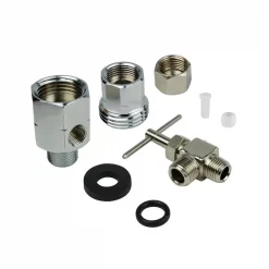 Water Filter Parts APEC Water Systems Standard Feed Water Adapter For 1/2 In. And 3/8 In. Pipes Use With Reverse Osmosis Water Filter System