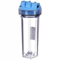 Water Filter Parts Pentek 158116 Slim Line Filter Housing – Clear/Blue