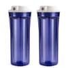 Water Filter Parts ISPRING Transparent Water Filter Housings 10 In. RO / Aquarium (2-Pack)