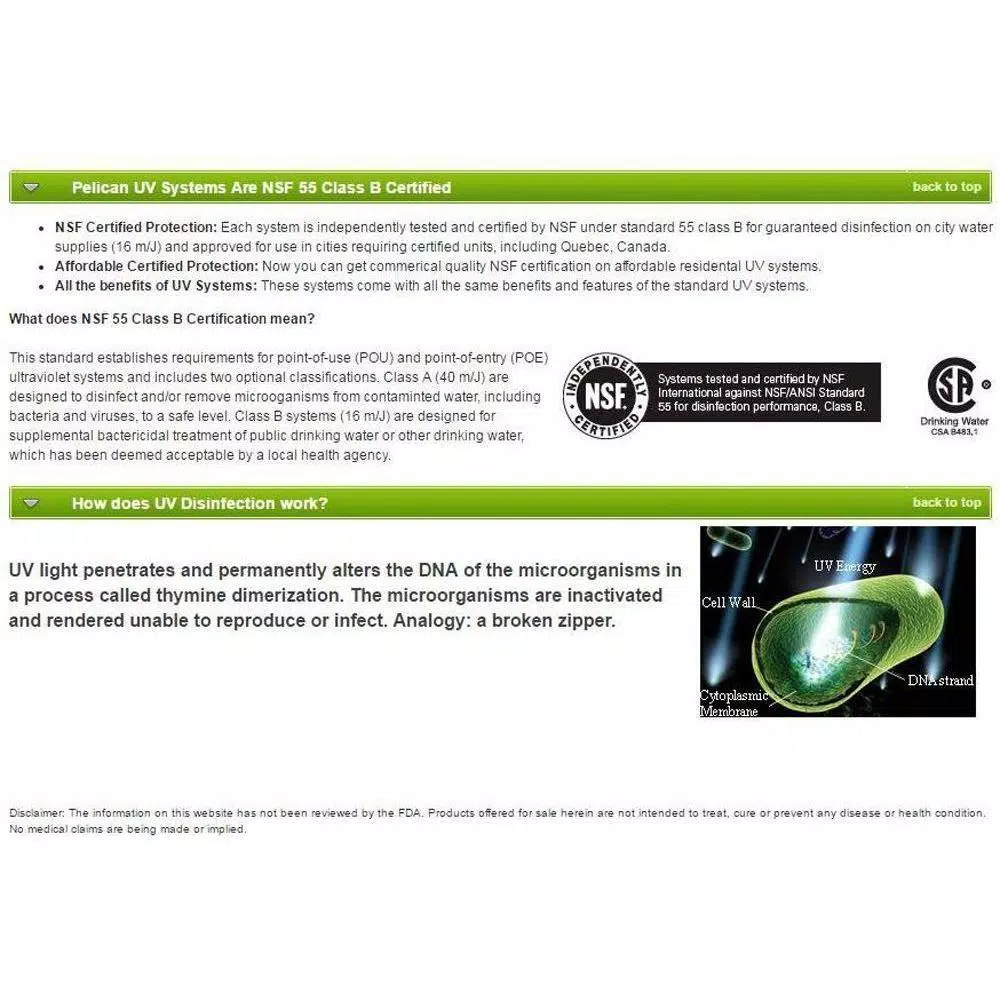 Water Filter Parts Pelican Water Replacement Sleeve For Premium 16 GPM UV Disinfection System - Image 2