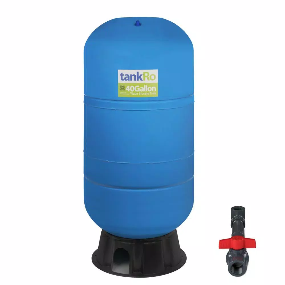 Water Filter Parts Express Water TankRO β RO Water Filtration System Expansion Tank β 40 Gallon Water Capacity β Reverse Osmosis Storage Pressure Tank