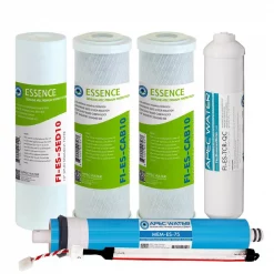 Water Filtration Systems APEC Water Systems Essence Complete Replacement Filter Set For ROES-UV75 75 GPD UV Sanitizing 6-Stages Reverse Osmosis Water System