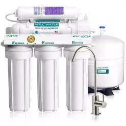 Water Filtration Systems APEC Water Systems Essence Premium Quality 75 GPD PH+ Alkaline Mineral Under-Sink Reverse Osmosis Drinking Water Filter System