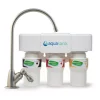 Water Filtration Systems Aquasana 3-Stage Max Flow Under Counter Water Filtration System With Faucet In Brushed Nickel
