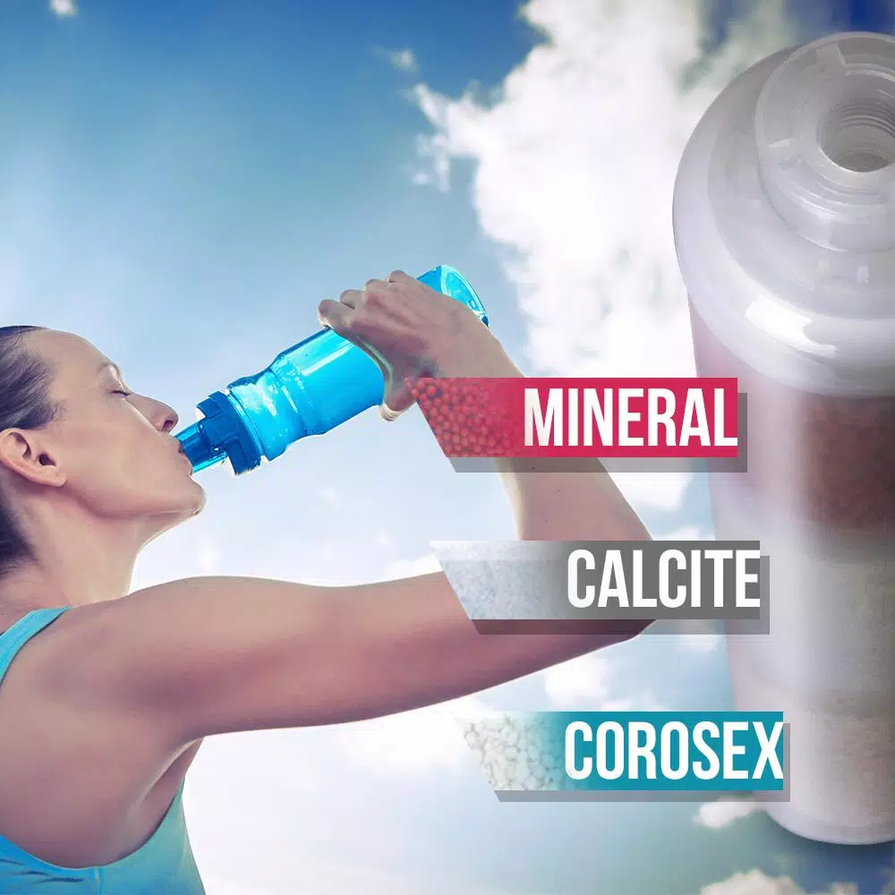 Water Filtration Systems ISPRING FA15 10 In. Inline 3-Layer Alkaline Replacement Water Filter Cartridge With Mineral Balls, Calcite And Corosex - Image 2