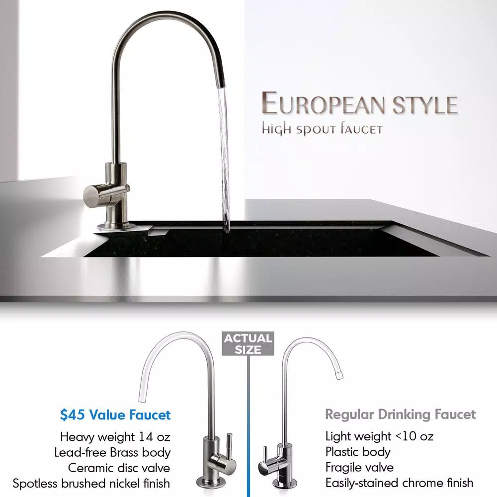 Water Filtration Systems ISPRING Maximum Performance Under Sink Reverse Osmosis Drinking Water Filtration System With Booster Pump - Image 6