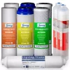 Water Filtration Systems ISPRING 1-Year Replacement Supply Filter Cartridge Pack Set For 6-Stage Alkaline Mineral Reverse Osmosis RO Systems
