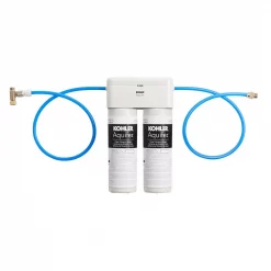 Water Filtration Systems KOHLER Aquifer Under-Sink Double Cartridge Water Filtration System