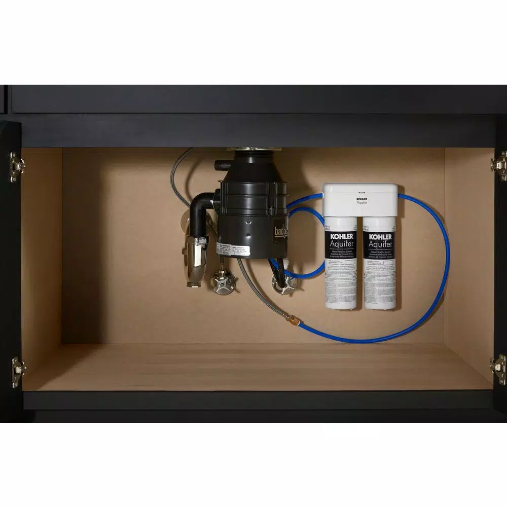 Water Filtration Systems KOHLER Aquifer Under-Sink Double Cartridge Water Filtration System - Image 5