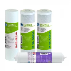 Water Filtration Systems APEC Water Systems Essence 10 In. Replacement Pre-Filter Set With PH+ Calcium Carbonate Re-Mineralization Filter For ROES-PH75