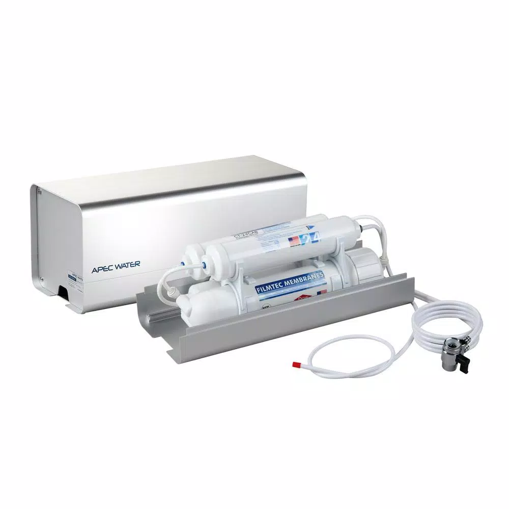 Water Filtration Systems APEC Water Systems Ultimate Counter Top Reverse Osmosis Water Filtration System With Case 90 GPD 4-Stage Portable And Installation-Free - Image 2