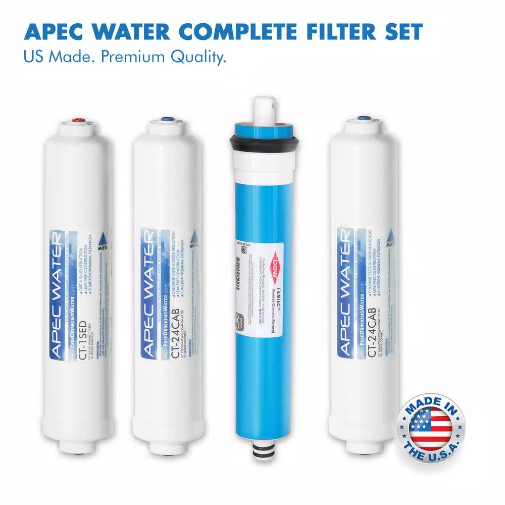 Water Filtration Systems APEC Water Systems Ultimate Counter Top Reverse Osmosis Water Filtration System With Case 90 GPD 4-Stage Portable And Installation-Free - Image 5