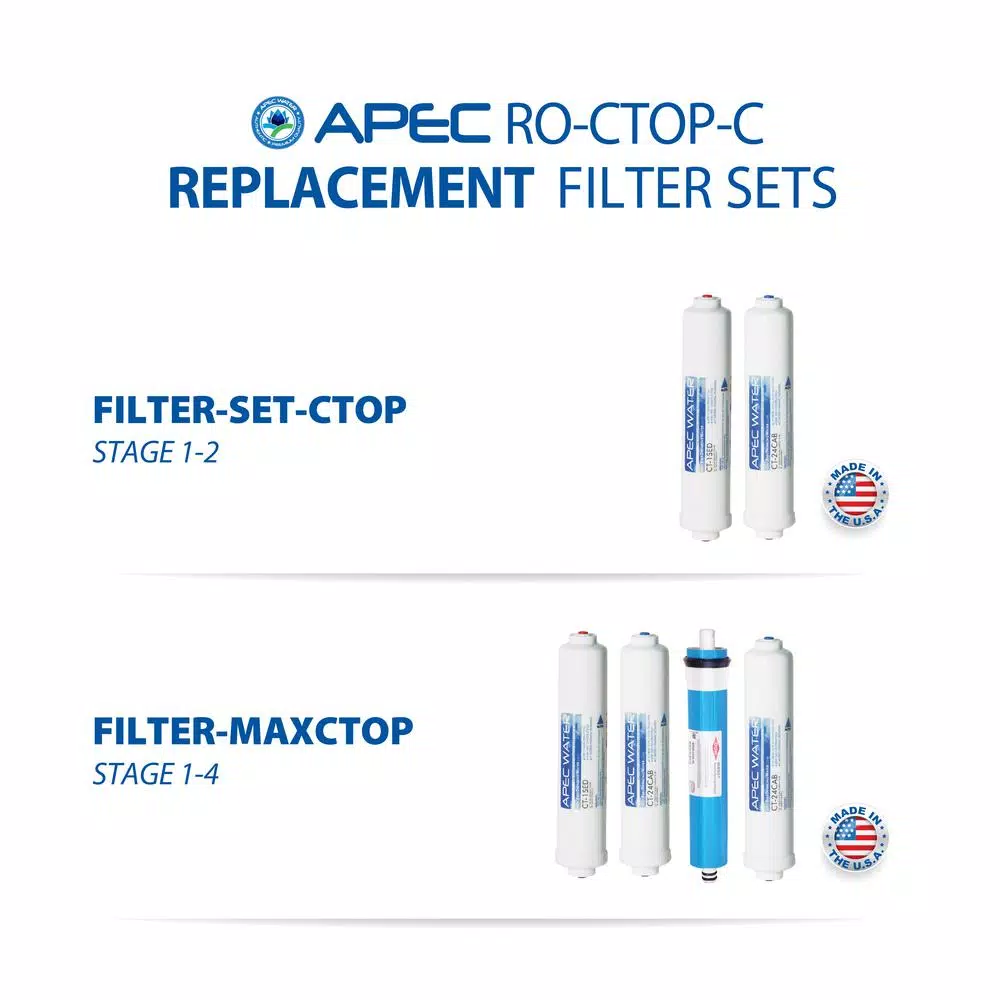 Water Filtration Systems APEC Water Systems Ultimate Counter Top Reverse Osmosis Water Filtration System With Case 90 GPD 4-Stage Portable And Installation-Free - Image 9