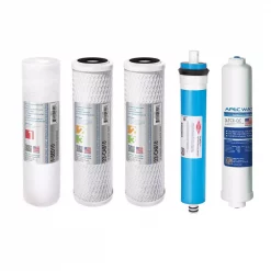 Replacement Water Filters APEC Water Systems Ultimate Complete Replacement Filter Set For 90 GPD High Flow 5-Stage Systems