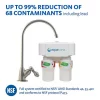 Water Filtration Systems Aquasana 2-Stage Under Counter Water Filtration System With Brushed Nickel Finish Faucet