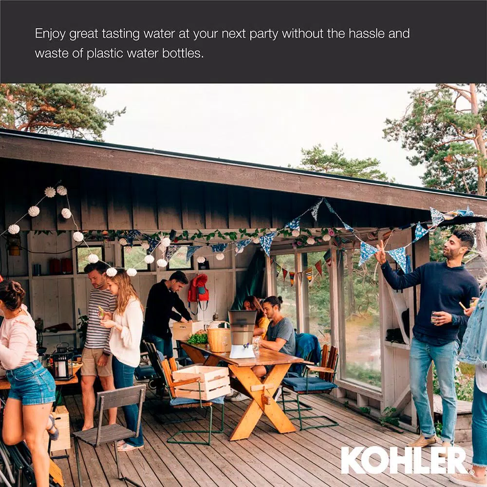 Water Filtration Systems KOHLER Clarity Explore Recreational Water Filter Cartridge System In Charcoal Ombre - Image 3