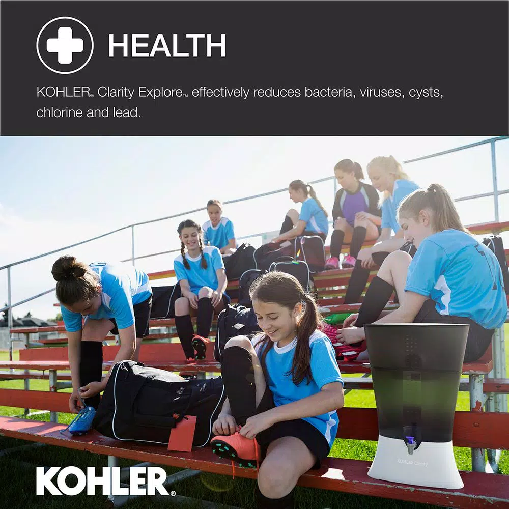 Water Filtration Systems KOHLER Clarity Explore Recreational Water Filter Cartridge System In Charcoal Ombre - Image 5