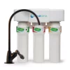 Water Filtration Systems Aquasana 3-Stage Max Flow Under Counter Water Filtration System With Faucet In Oil Rubbed Bronze