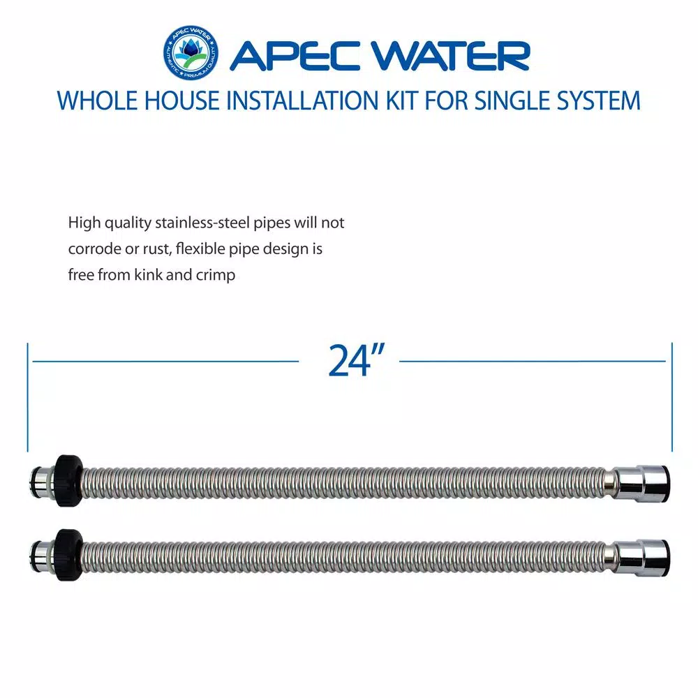 Water Softeners APEC Water Systems APEC Whole House System Single Tank Installation Kit For Water Filter Or Water Softener System - Image 2