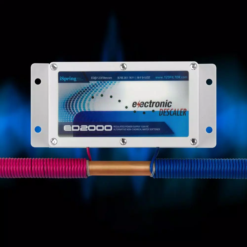 Water Softeners ISPRING Whole House Electronic Descaler Water Conditioner, Alternative Water Softener - Image 6