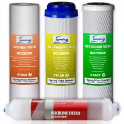 Replacement Water Filters ISPRING 6-Month Replacement Filter Set For 6-Stage Reverse Osmosis Water Filtration Systems