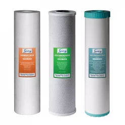 Replacement Water Filters ISPRING 3-Stage 20 In. Whole House 3-Piece Replacement Filter Pack – Fits WGB32BM
