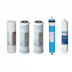 Replacement Water Filters APEC Water Systems Ultimate Reverse Osmosis System 50 GPD Stage 1-5 Replacement Water Filter Cartridge