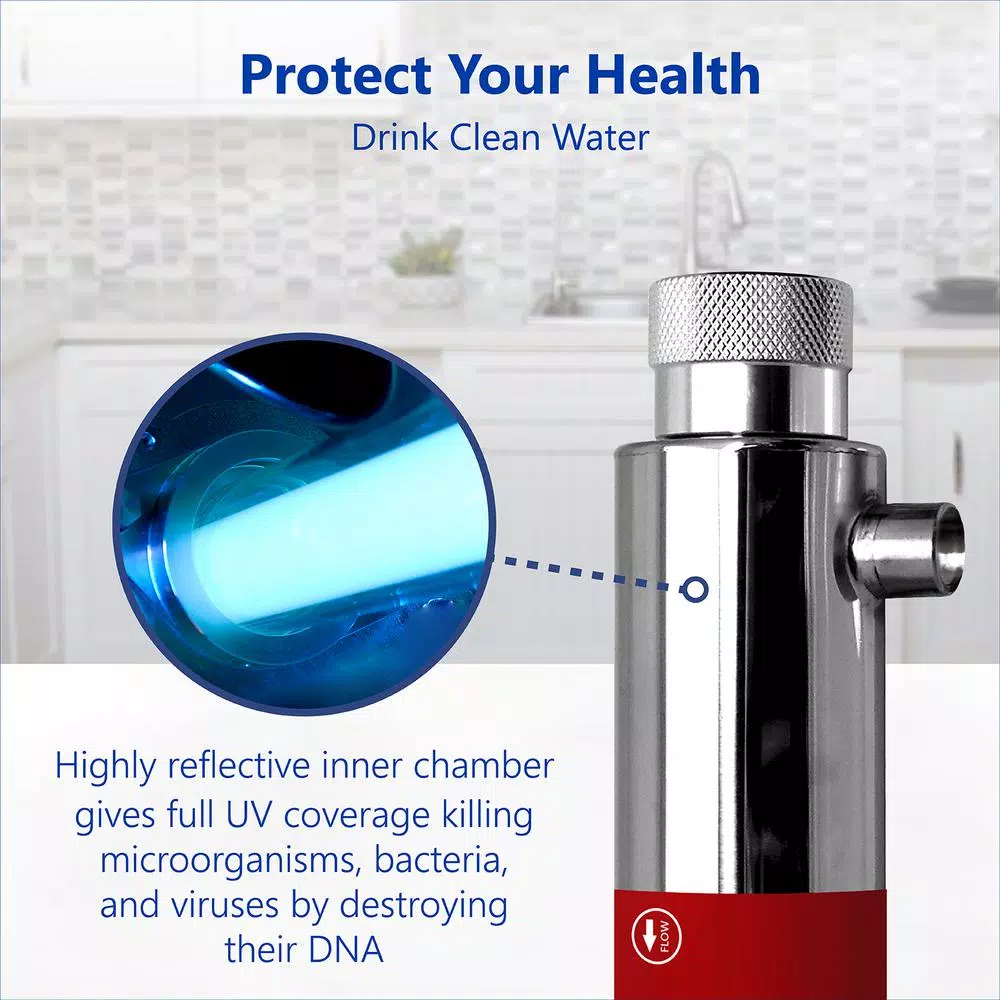 Replacement Water Filters Express Water Express Water β UV Water Filter Replacement β UV Water System β 12 Inch UV Light Housing With 10 Inch Bulb β RO System - Image 3