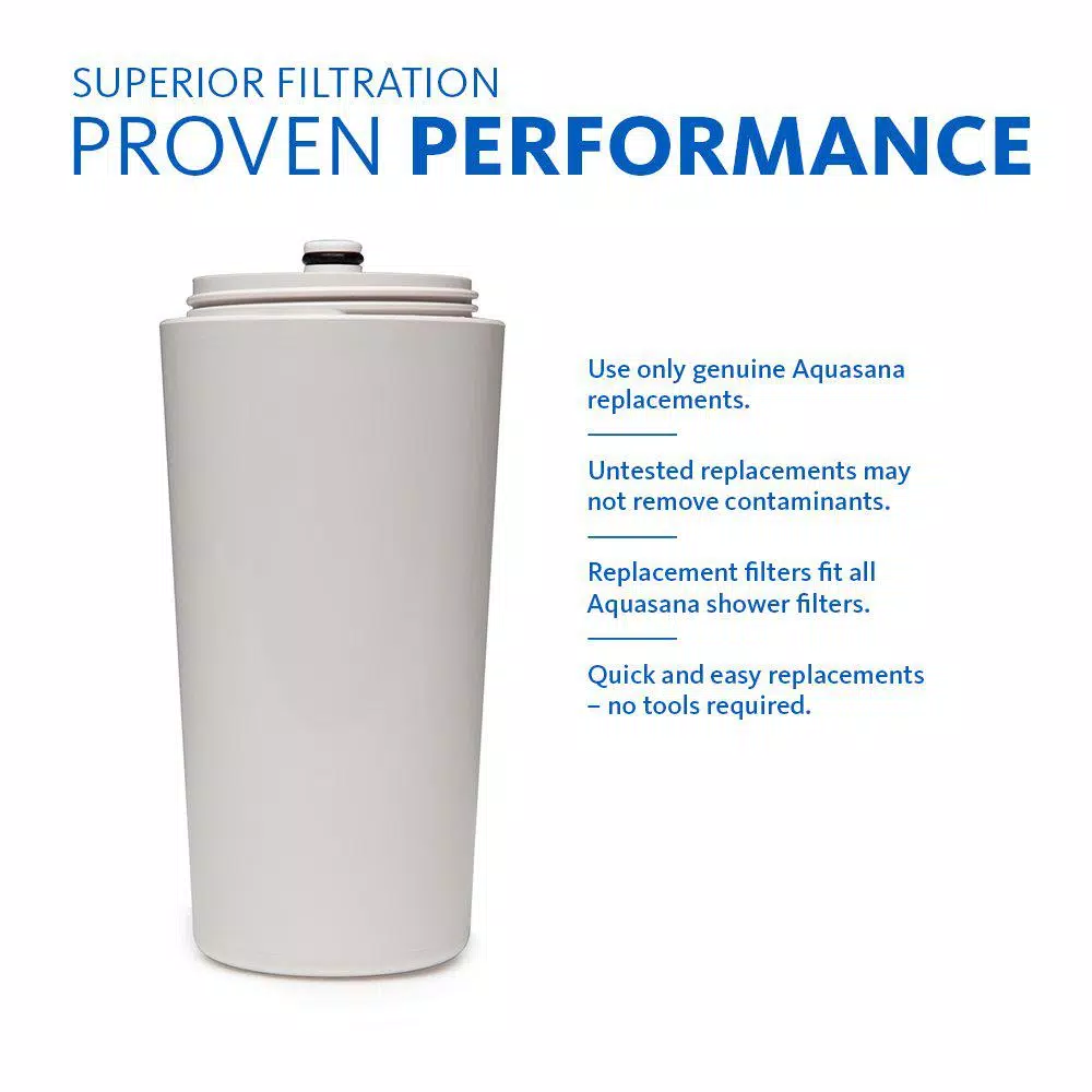 Showerhead Filters Aquasana Premium Shower Filter With Massaging Handheld Wand - Image 8