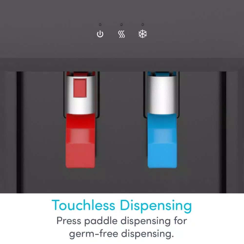 Water Dispensers Avalon Premium Hot/Cold Top Loading Countertop Water Cooler Dispenser With Child Safety Lock, Black - Image 6