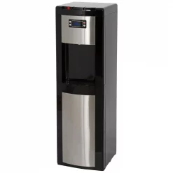 Water Dispensers VITAPUR 3-5 Gal. ENERGY STAR Hot/Room/Cold Temperature Bottom Load Water Cooler Dispenser With Kettle Feature In Black/Stainless