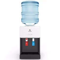 Water Dispensers Avalon Premium Hot/Cold Top Loading Countertop Water Cooler Dispenser With Child Safety Lock, White