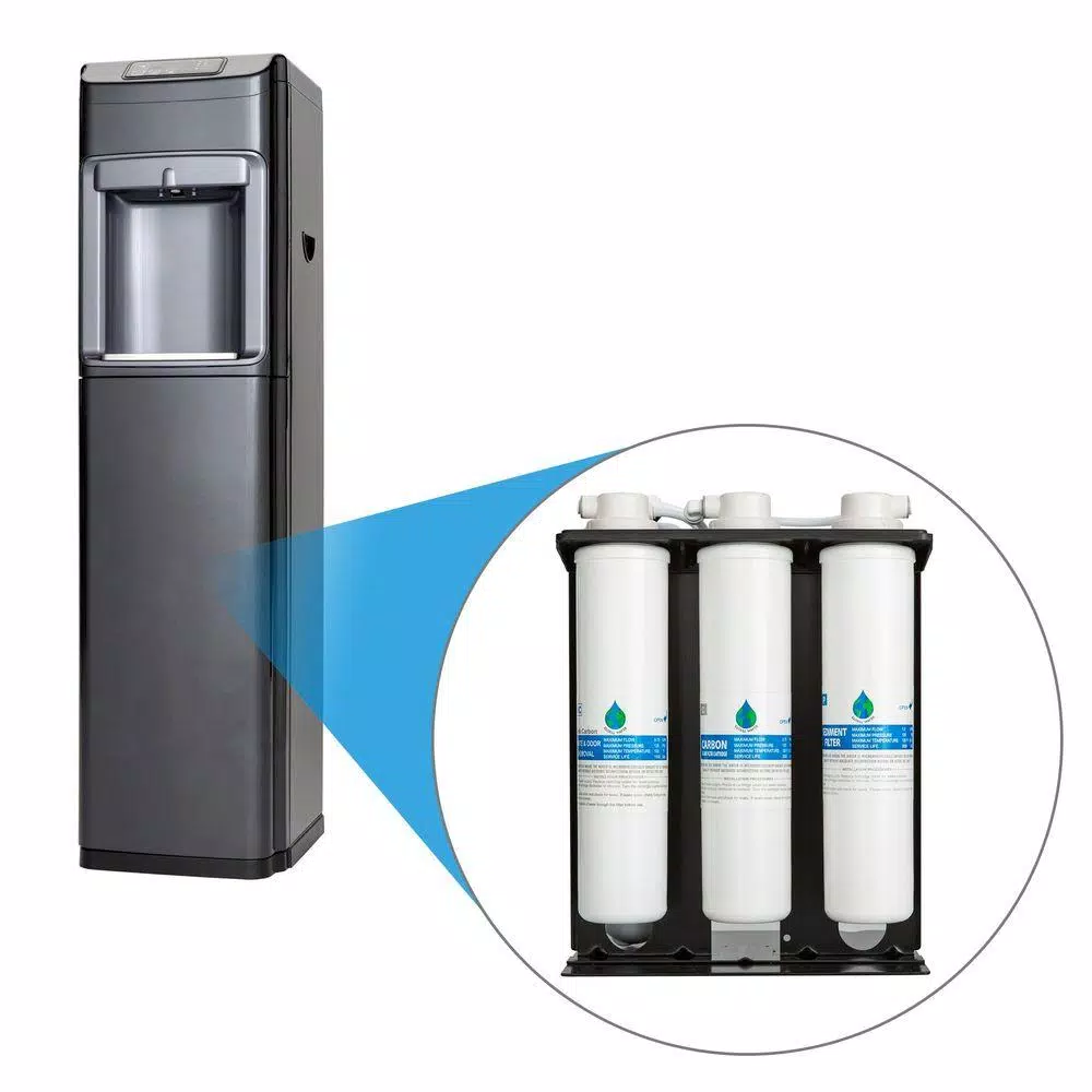 Water Dispensers Global Water Bluline G5 Series Reverse Osmosis Filtration Water Cooler With Nano Filter - Image 3