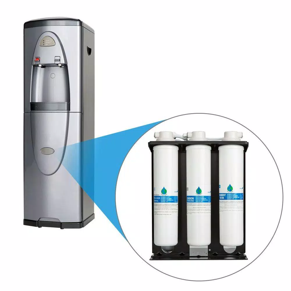 Water Dispensers Global Water Bluline G3 Series Ultra Filtration Hot And Cold Bottleless Water Cooler With Nano Filter - Image 2