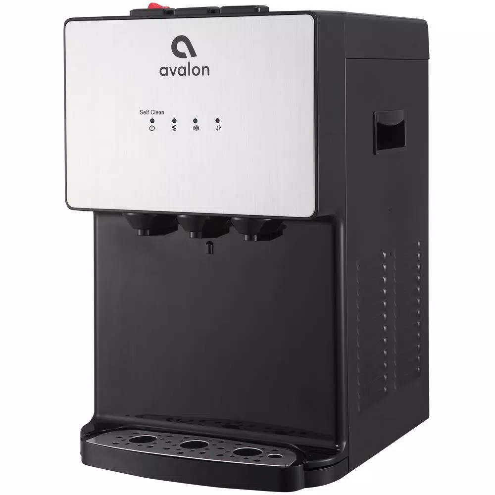 Water Dispensers Avalon A12 Countertop Bottleless Water Dispenser, 3 Temperatures, Self-Cleaning, Stainless Steel