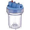 Water Filter Parts Pentek 158110 3/8 In. Inlet/Outlet 5 In. Water Filter Housing – Clear/Blue